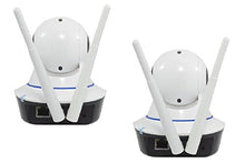 Carica l'immagine nel visualizzatore di Gallery, KIT 2 Telecamere IP CAMERA wi-fi HD 720p motorizzata infrarossi con app...