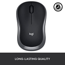 Carica l&#39;immagine nel visualizzatore di Gallery, Logitech M185 Mouse Wireless, 2,4 GHz con Mini Ricevitore USB, Durata Batteria di 12 Mesi, Tracciamento Ottico 1000 DPI, Ambidestro, Compatibile con PC, Mac, Laptop - Grigio
