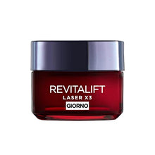 Carica l'immagine nel visualizzatore di Gallery, L'Oréal Paris Crema Viso Giorno Revitalift Laser X3, Azione Antirughe e Anti-Età, Per Pelle più Soda e Tonica, Con Acido Ialuronico, Vitamina C e Pro-Retinolo, 50 ml