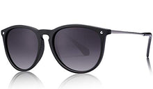 Carica l&#39;immagine nel visualizzatore di Gallery, Carfia Retro Polarizzati Occhiali da sole donna uomo UV400 Donna - Nero - Ilgrandebazar