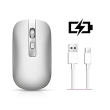 Carica l&#39;immagine nel visualizzatore di Gallery, GeekerChip Mouse Bluetooth,Mouse Wireless 1.Argento Bluetooth