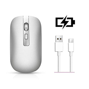 GeekerChip Mouse Bluetooth,Mouse Wireless 1.Argento Bluetooth