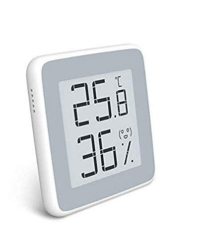 Homidy, igrometro Digitale, termometro per Interni 6,45*6,45*0,97cm, Bianco - Ilgrandebazar