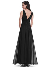 Carica l'immagine nel visualizzatore di Gallery, Ever-Pretty Vestito da Cerimonia Donna Linea ad A Stile Impero 48, Nero - Ilgrandebazar