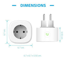 Carica l&#39;immagine nel visualizzatore di Gallery, Presa Intelligente WiFi Smart Plug 16A 3680W, Funzione Timer, Bianco