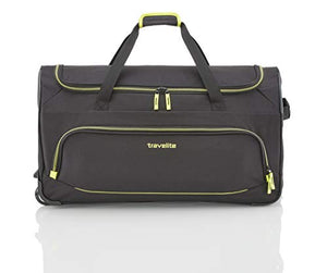 Travelite Basics Trolley Reisetasche FRESH auf Rollen 70cm, in Nero (Schwarz)
