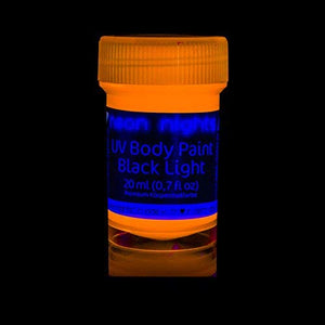 neon nights 8 x Vernice Fluorescente Pelle Viso Corpo Colore UV |...
