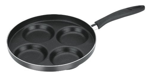 Tescoma Padella con Quattro Cerchi, Nero, 24.0 Centimeters, Diametro 24 cm - Ilgrandebazar
