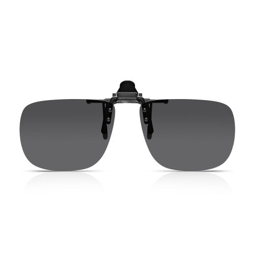 Read Optics Clip-On Sunglasses: Lenti Polarizzate Flip-Up per Occhiali grigio - Ilgrandebazar