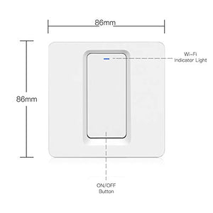 MOES WiFi Smart Light Switch Button Life/Tuya APP Remote Control...