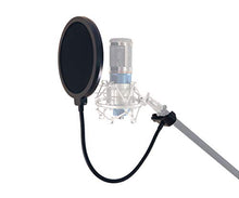 Carica l&#39;immagine nel visualizzatore di Gallery, Filtro antipop per microfono di qualità professionale con supporto, maschera... - Ilgrandebazar