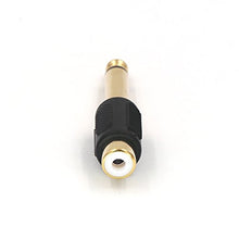 Carica l'immagine nel visualizzatore di Gallery, VCE 6 Pezzi Audio adattatore/connettore RCA jack maschio 6.3mm mono spina /...