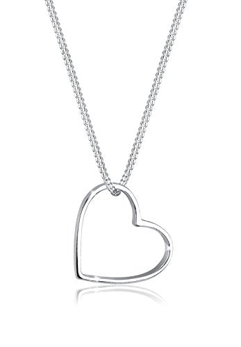 Elli Catenina per donna ciondolo a cuore in Argento Sterling 925, 45 cm... - Ilgrandebazar