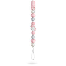 Carica l&#39;immagine nel visualizzatore di Gallery, PREMYO Catenella Portaciuccio Bimba Unicorno – Perle di One Size, Rosa