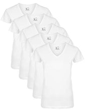 Carica l'immagine nel visualizzatore di Gallery, Berydale T-shirt donna con scollo a V, Pacco da 5 - Ilgrandebazar