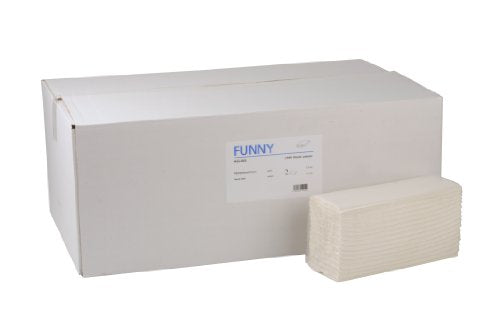 Funny 2-ply con carta asciugamani c-fold 23 x 31 cm fogli in riciclata... - Ilgrandebazar