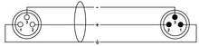 Carica l&#39;immagine nel visualizzatore di Gallery, Cordial Fair Line - Cavo microfonico da XLR a XLR, con connettore Rean...