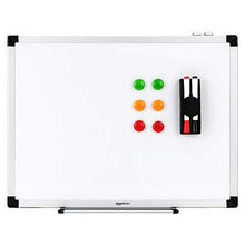 Carica l&#39;immagine nel visualizzatore di Gallery, AmazonBasics - Lavagna bianca, cancellabile a secco, con supporto 90 x 60 cm - Ilgrandebazar