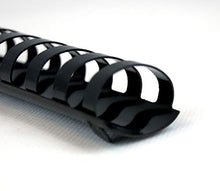Carica l&#39;immagine nel visualizzatore di Gallery, GBC Dorsi plastici 21A 32mm 50pz - Nero - 4028184