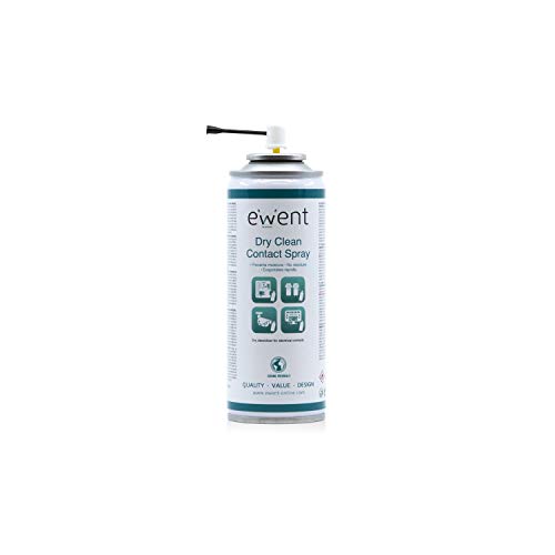Ewent EW5614 Spray Pulisci Contatti Disossidante Secco, Trasparente - Ilgrandebazar