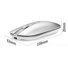 Carica l&#39;immagine nel visualizzatore di Gallery, GeekerChip Mouse Bluetooth,Mouse Wireless 1.Argento Bluetooth