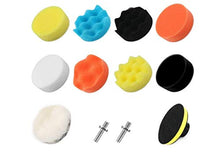 Carica l&#39;immagine nel visualizzatore di Gallery, QUANHAO Tamponi per lucidatura Kit Auto con Adattatore 22 pcs