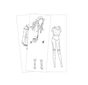 Ravensburger - Fashion Designer, Crea la tua Collezione di Moda, Gioco Creativo per Disegnare, Bambini 6+ Anni
