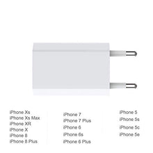 Carica l&#39;immagine nel visualizzatore di Gallery, Carica Batteria Adattatore Spina EU, Caricabatterie 1A 5W, da Muro, Bianco... - Ilgrandebazar