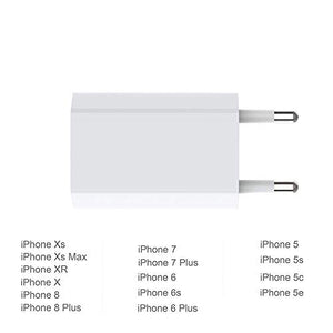 Carica Batteria Adattatore Spina EU, Caricabatterie 1A 5W, da Muro, Bianco... - Ilgrandebazar