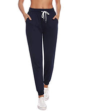 Carica l'immagine nel visualizzatore di Gallery, Sykooria Pantaloni Sportivi Casual da Donna Piede XL, Stile A - Blu Marino - Ilgrandebazar