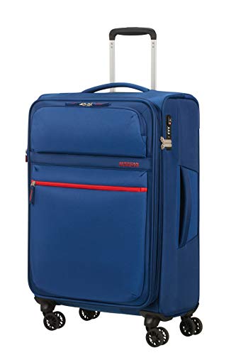 American Tourister Matchup Bagaglio a mano Spinner M Blu (Neon Blue)