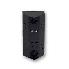 Carica l&#39;immagine nel visualizzatore di Gallery, Presa angolare montaggio 3 X Schuko nero, per cucina, ufficio, officina....