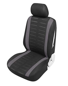 Upgrade4cars Coprisedile Universale Auto Grigio Nero Set Copri-sedili Donna... - Ilgrandebazar