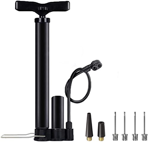 SZSHIMAO pompa da pavimento per tutte le valvole per biciclette, pompa d'aria 11 bar/160 psi, pompa per bicicletta pompa a sfera per tutte bicicletta Basket calcio
