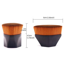 Carica l&#39;immagine nel visualizzatore di Gallery, Foundation Brush-Premium Kabuki di trucco spazzola Flat Top-Soft &amp; KB-Hza