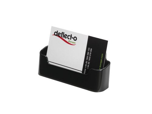 Deflecto 70104 Porta-Tessera da Tavolo Black