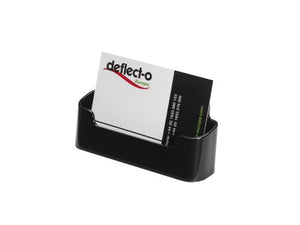Deflecto 70104 Porta-Tessera da Tavolo Black