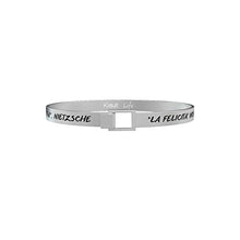Carica l&#39;immagine nel visualizzatore di Gallery, Bracciale Kidult Philosophy&quot;La felicità non è fare tutto ciò che si vuole,... - Ilgrandebazar