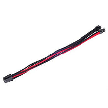 Carica l'immagine nel visualizzatore di Gallery, Silverstone SST-PP07-EPS8BR - Cavo Estensione sleevato EPS 8pin a nero-rosso