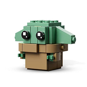 LEGO 75317 , Star Wars Il Mandaloriano e il Bambino, Modellini da Costruire di Brickheadz con 'Baby Yoda', Set con Personaggi da Collezione, Idee Regalo da 10 anni in su