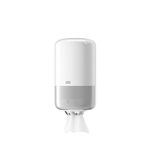 Tork 558000 Dispenser per asciugamani ad estrazione centrale Mini, Bianco - Ilgrandebazar