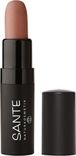 Carica l&#39;immagine nel visualizzatore di Gallery, Sante Cosmetici naturali Lipstick Mat Matt Rossetto 01 Dusty Beige - Nude