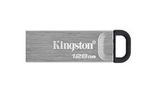 Carica l'immagine nel visualizzatore di Gallery, Kingston DataTraveler Kyson Drive Flash USB3.2 128 GB, con Elegante Guscio in Metallo senza Cappuccio Protettivo