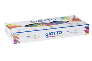 Giotto Stilnovo e Turbo Color pastelli e pennarelli, Assortiti, 257500 - Ilgrandebazar