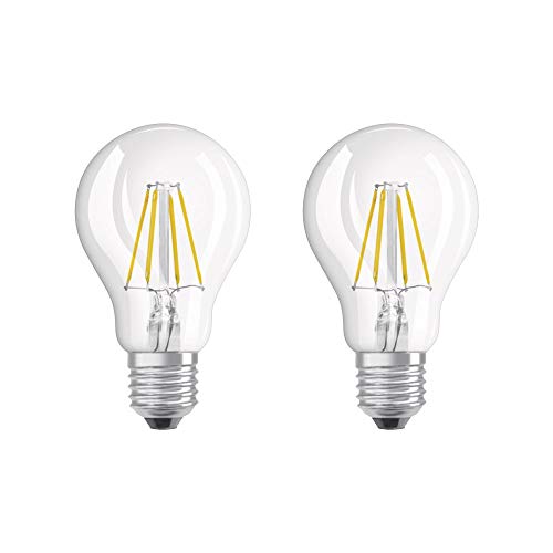 Osram Lampadine LED tutto vetro a filamento E27, =40W, luce 4 W, Bianco - Ilgrandebazar