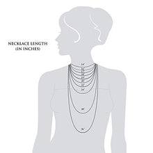 Carica l&#39;immagine nel visualizzatore di Gallery, Collana con ciondolo a forma di croce in oro bianco, unisex, solida... - Ilgrandebazar
