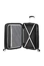 Carica l&#39;immagine nel visualizzatore di Gallery, American Tourister Jetglam - M (67 cm - 77.5 L), Nero (Metallic Black)