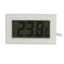 Carica l'immagine nel visualizzatore di Gallery, ARCELI Termometro digitale LCD Monitoraggio della temperatura con sonda esterna per frigorifero Frigorifero congelatore Acquario - Bianco