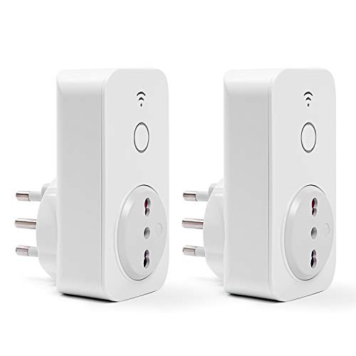 Presa Wifi Italiana 16A 3680W Smart Plug Intelligente Spina Energy Monitor,...