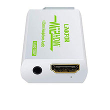Carica l&#39;immagine nel visualizzatore di Gallery, LiNKFOR Wii Convertitore con Cavo HDMI 3ft/Convertitore a HDMI/Wii Bianco